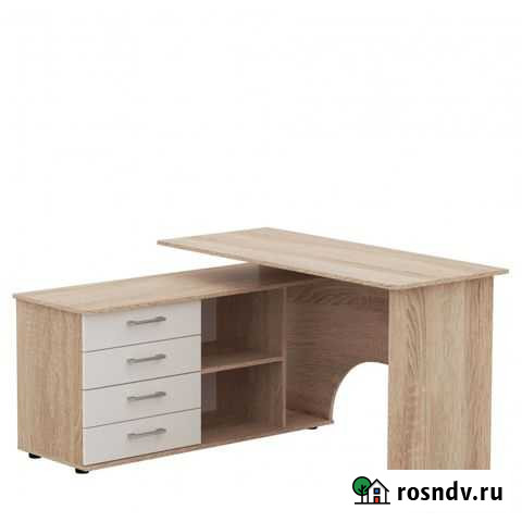 Стол письменный Гарвард угловой лв 130х120 Дуб сон Тамбов - изображение 1