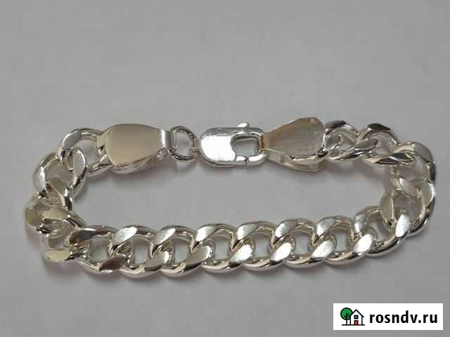 Серебряный браслет панцирь Кемерово - изображение 1