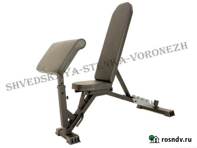 Скамья для жима TX + Парта скотта черная Воронеж - изображение 1