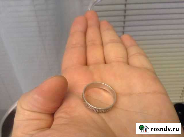 Серебряное кольцо Спаси и сохрани Нижний Тагил - изображение 1