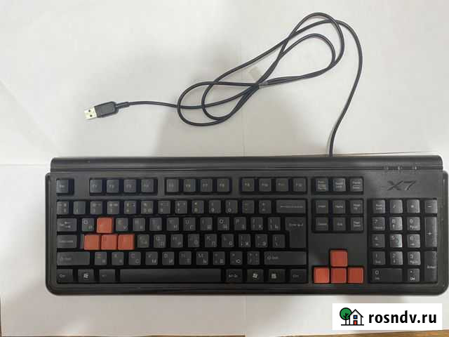 Игровая клавиатура X7 A4Tech Водонепроницаемоя Пижанка - изображение 1