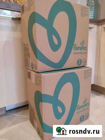 Памперсы Pampers active baby dry, 3 р, 208 шт Иваново - изображение 1