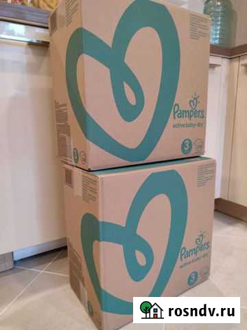 Памперсы Pampers active baby dry, 3 р, 208 шт Иваново - изображение 1