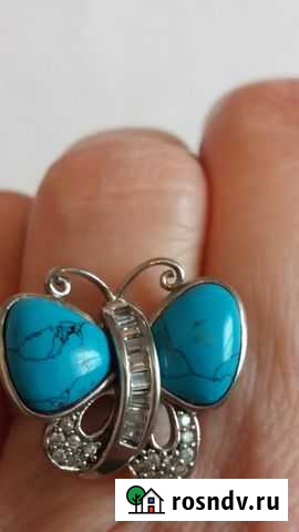 Кольцо Серебро 925, Бирюза Рязань - изображение 1