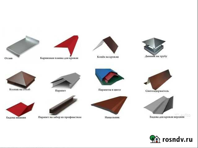 Отливы, планки нестандартные. п. Сосново Сосново - изображение 1