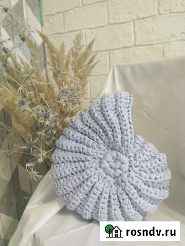 Вязаная корзинка в виде ракушки Воронеж - изображение 1