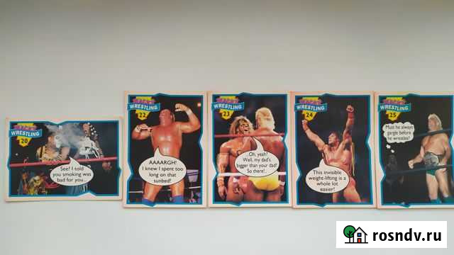 Карточки wacky wrestling Северск - изображение 1