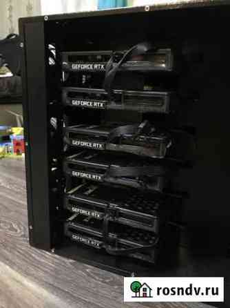 Риг готовый 6 RTX 3060 LHR 200 Mh/s Улан-Удэ