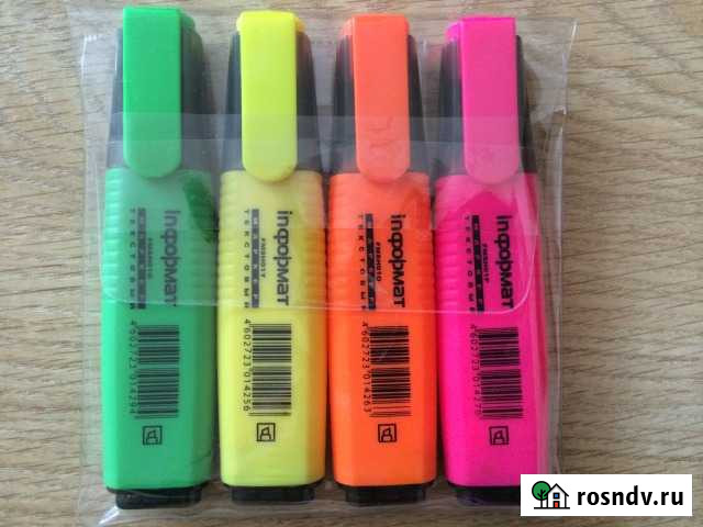 Текстовыделители (новые) Смоленск - изображение 1