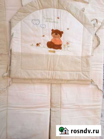 Бортики и балдахин в кроватку Солнечногорск - изображение 1