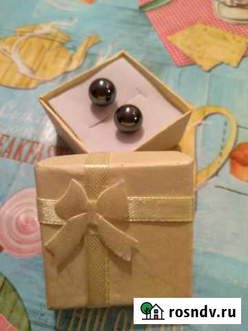 Серьги из гематита Городище - изображение 1