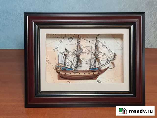 Модель корабля в рамке Дзержинский - изображение 1
