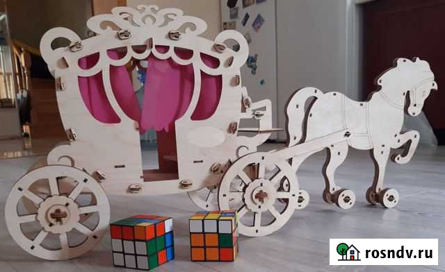 Карета деревянная подарок девочке на 8 марта Химки - изображение 1