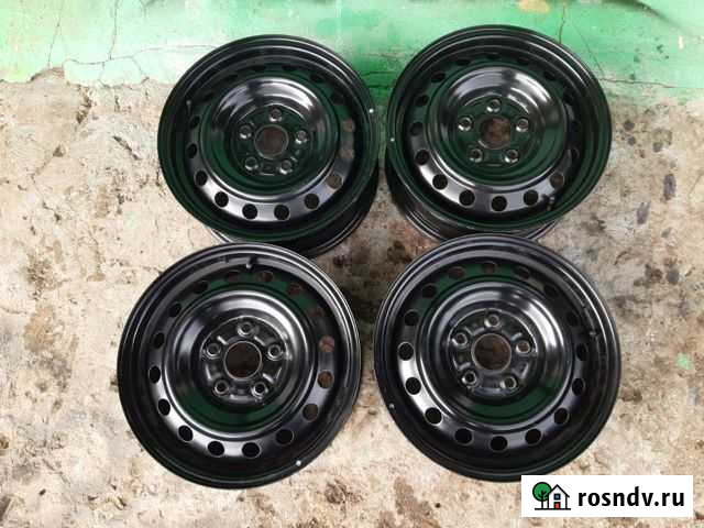 Продаю штампованные диски с колпаками R 15 Toyota Сергиев Посад - изображение 1