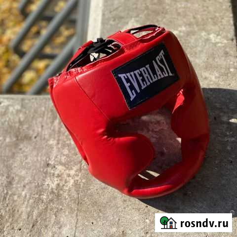 Боксерский шлем Everlast martial кожа Томск - изображение 1