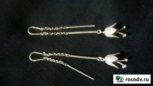 Серебряные серьги Керчь - изображение 1