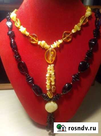 Бусы из натурального янтаря Иваново - изображение 1