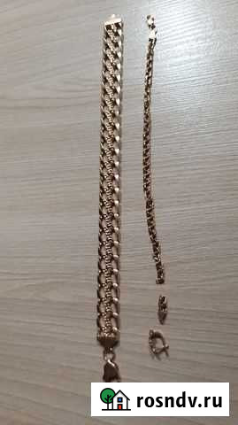 Мужской золотой браслет Онохино - изображение 1