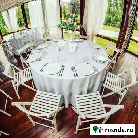 Круглый банкетный стол в аренду (150см) Казань - изображение 1