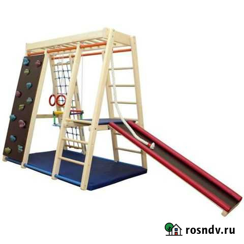 Спортивно-игровой комплекс богатырь дерево Ярославль - изображение 1