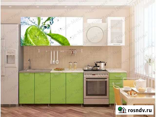 Кухня с фотопечатью Лайм 1.8 Санкт-Петербург - изображение 1