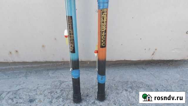 Удилища телескопические 2 шт Бийск - изображение 1