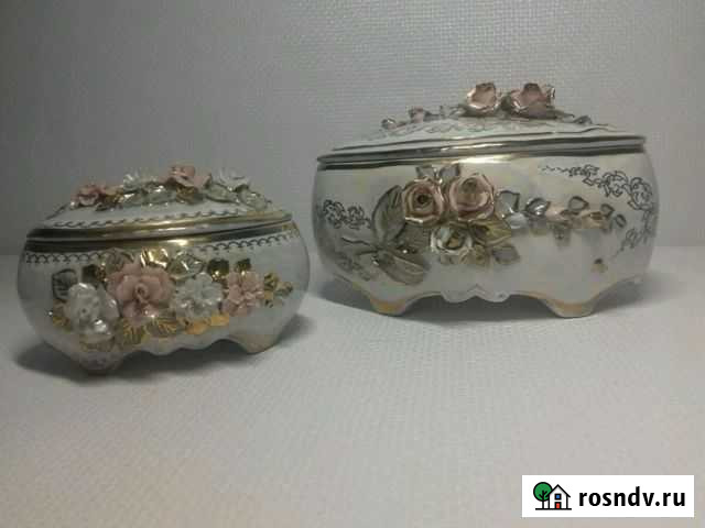 Шкатулки, конфетницы, вазочки. Фарфор. Винтаж Пятигорск - изображение 1