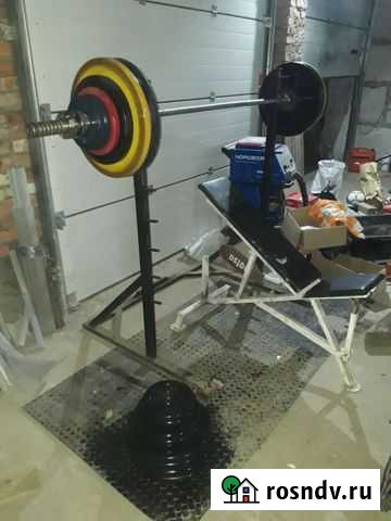 Скамейка, стойка, блины бу Псков - изображение 1