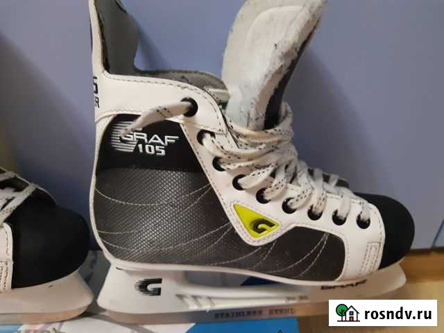 Коньки хоккейные Graf Super 105 разм.40,по стельке Ярославль - изображение 1