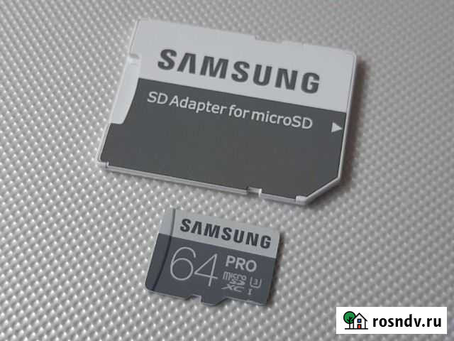 Карта памяти MicroSD Samsung Pro 64Gb Санкт-Петербург - изображение 1