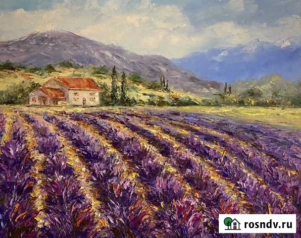 Картина маслом Лавандовое настроение Севастополь - изображение 1