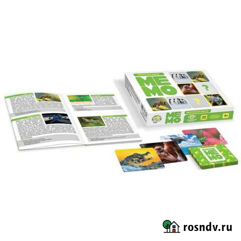 Настольная игра. Мемо обитатели земли Киров - изображение 1