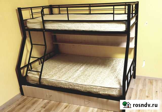 Двухярусная кровать с матрасом бу Санкт-Петербург - изображение 1