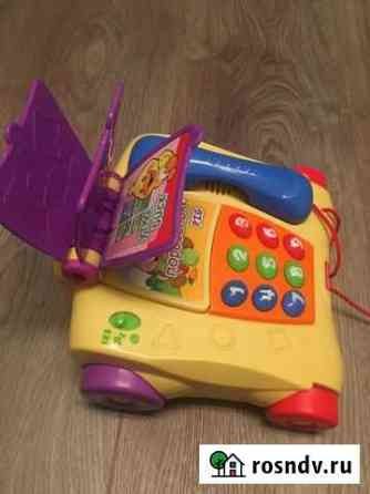 Говорящий телефон-каталка Fisher price развивающая Кокошкино