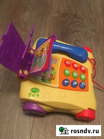 Говорящий телефон-каталка Fisher price развивающая Кокошкино - изображение 1