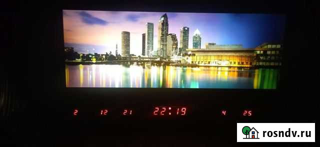 Настенные электронные часы с mp3 Вышний Волочек - изображение 1