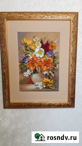 Картины, вышитые лентами Нижний Новгород - изображение 1