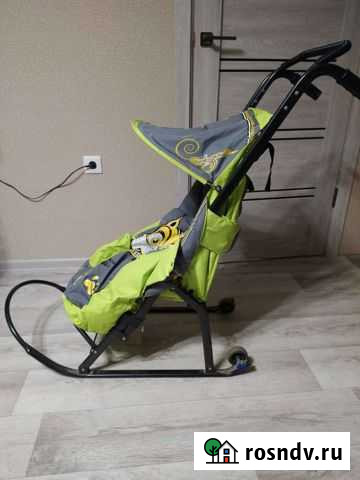 Детские санки с колесами Волжск - изображение 1