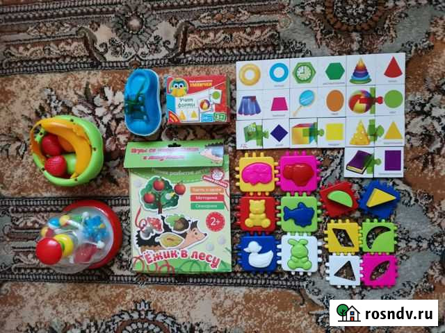 Развивающие игры Учим формы и животных Борисоглебск - изображение 1