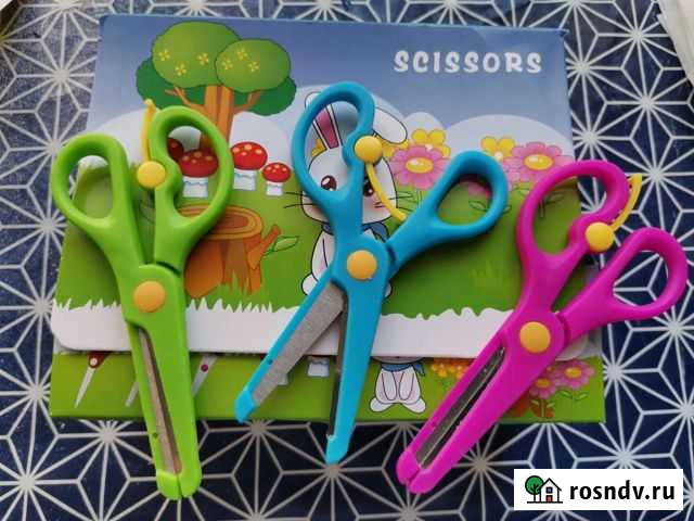 Ножницы для малышей, новые (безопасные, с фиксатор Новокузнецк - изображение 1