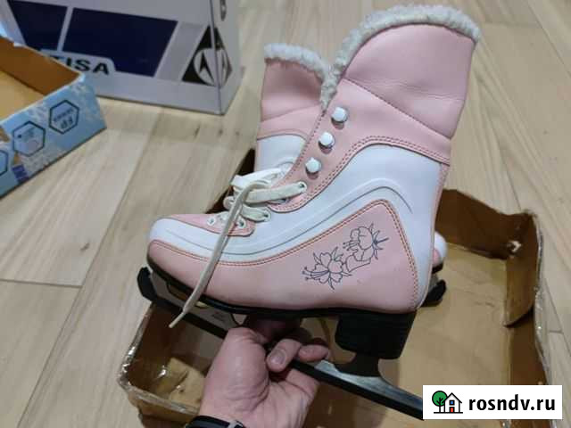 Фигурные коньки Alpha Caprice FPC-075 pink 37р Благовещенск - изображение 1