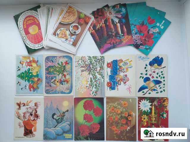 Открытки чистые СССР цена за все Барнаул - изображение 1