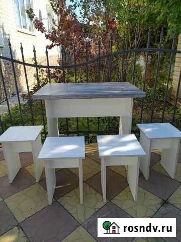 Обеденный стол и стулья Армавир - изображение 1