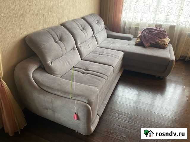 Угловой диван правый, стол трансформер Стрежевой - изображение 1