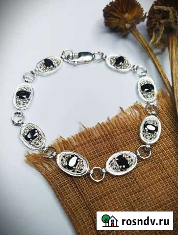 Женский Серебряный браслет, гранат Кострома - изображение 1