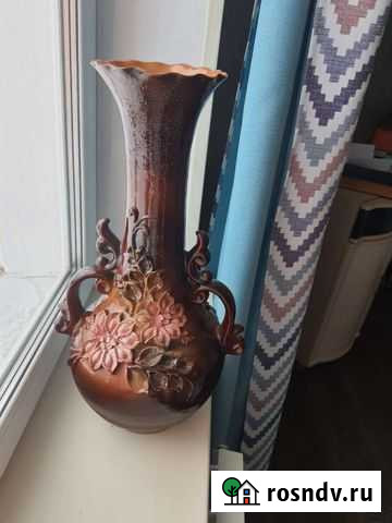 Ваза СССР редкая лепнина керамика Кострома - изображение 1