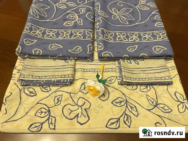 Комплект постельного белья семейный Индия Тверь - изображение 1