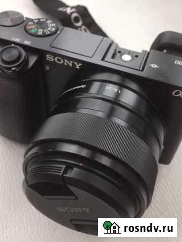 Фотоаппарат sony a6000 + объектив sony sel 35 Верхняя Пышма - изображение 1