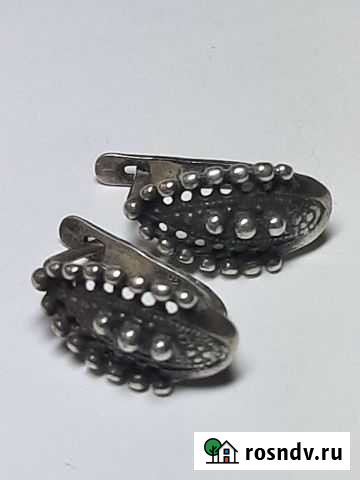 Серебряные серьги из СССР Екатеринбург - изображение 1