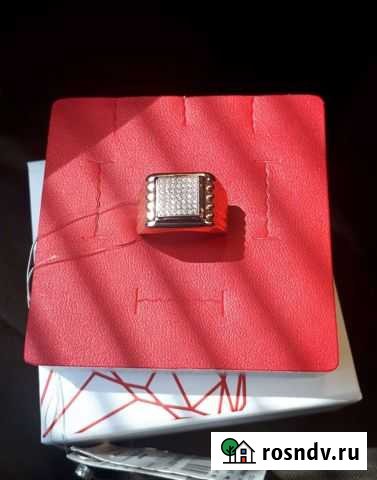 Печатка мужская 20 размер новая золото Иркутск - изображение 1